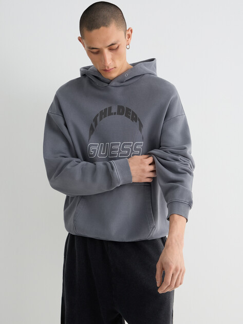 Мужское худи GUESS NAWAT HOODIE SWEATSHIRT, Артикул Z6RQ10KD371, серый | 5158548. Ракурс 5