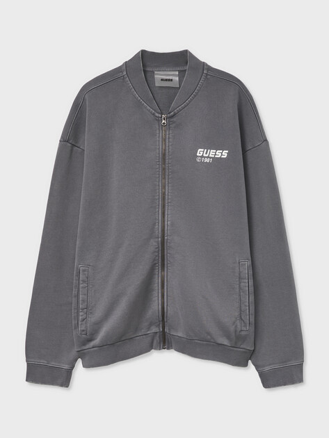 Мужская толстовка GUESS NAWAT FULL ZIP SWEATSHIRT, Артикул Z6RQ11KD371, серый | 5158607. Ракурс 6