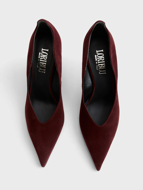 Женские туфли LORIBLU, Артикул FSFH43, темно-бордовый | 5163885. Ракурс 4