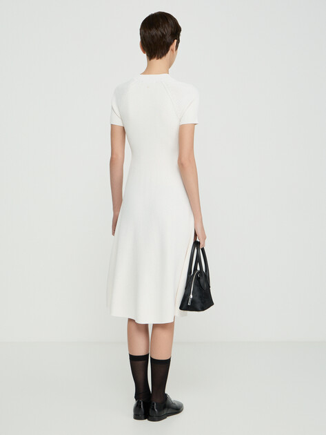 Женское платье ARMANI EXCHANGE DRESS, Артикул XW001885, белый | 5169343. Ракурс 3