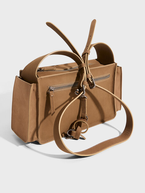 Женская сумка  MAISON DAVID, Артикул GL-BAG-349, светлый хаки | 5170790. Ракурс 3