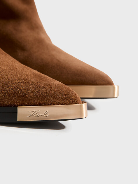 Женские казаки KARL LAGERFELD KOWBOY Zip Ankle Boot, Артикул KL37250, коричневый | 5177699. Ракурс 3 Женские казаки KARL LAGERFELD KOWBOY Zip Ankle Boot, Артикул KL37250, коричневый | 5177699. Ракурс 3