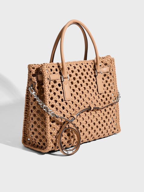 Женская сумка  MICHAEL KORS LG SATCHEL, Артикул 30S6SNXS3U(K), темно-бежевый | 5181820. Ракурс 3