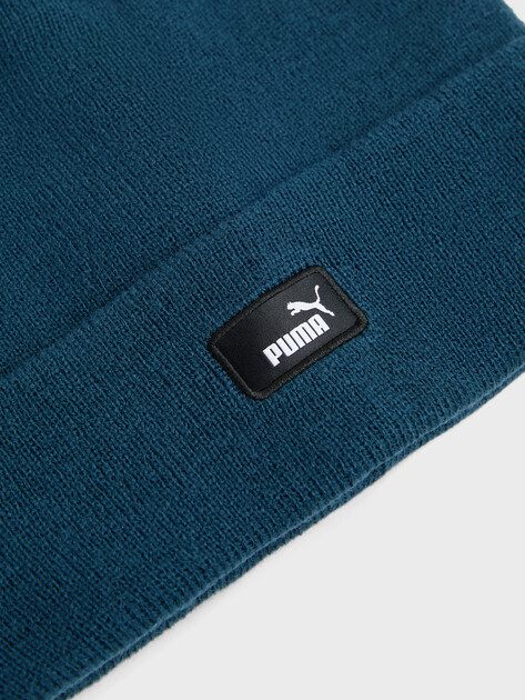 Шапка PUMA ESS Mid Crown Beanie, Артикул 026400, лазурный | 5182285. Ракурс 2