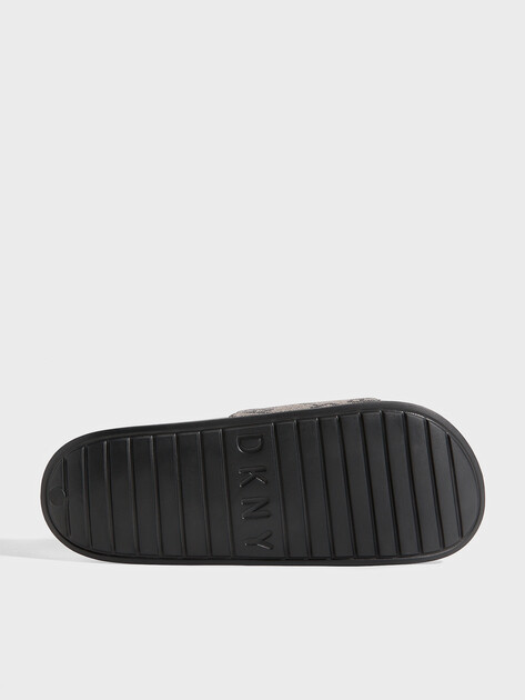 Женские сланцы DKNY ZELLA - FLAT SLIDE 1, Артикул K1606463(K), серый | 5183791. Ракурс 6