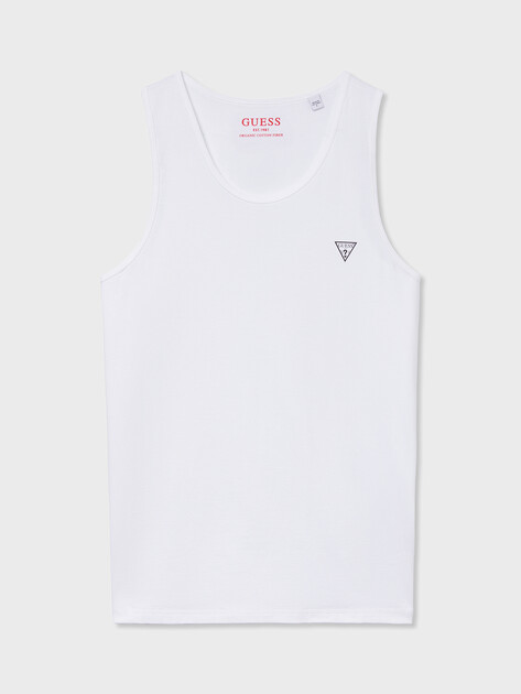 Майки набор маек GUESS CALEB HERO TANK 2PACK, Артикул U97G15KCD31, белый | 5183892. Ракурс 6