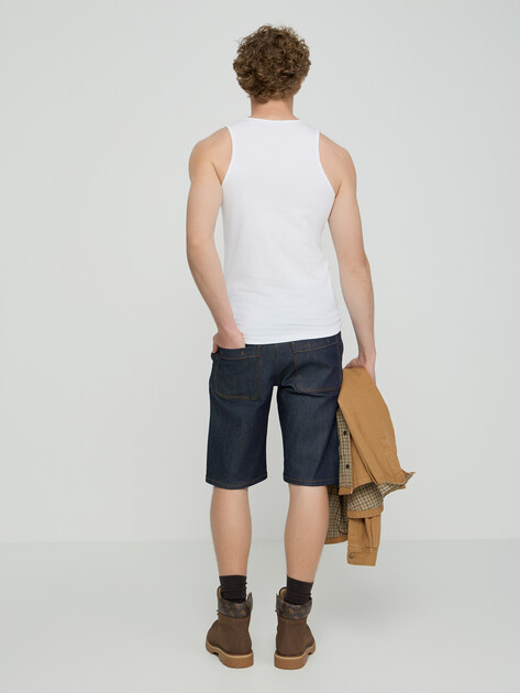Майки набор маек GUESS CALEB HERO TANK 2PACK, Артикул U97G15KCD31, белый | 5183892. Ракурс 3