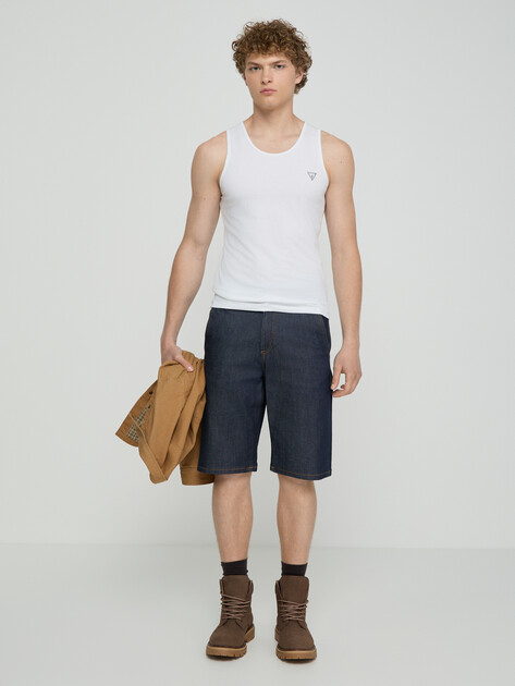 Майки набор маек GUESS CALEB HERO TANK 2PACK, Артикул U97G15KCD31, белый | 5183892. Ракурс 5
