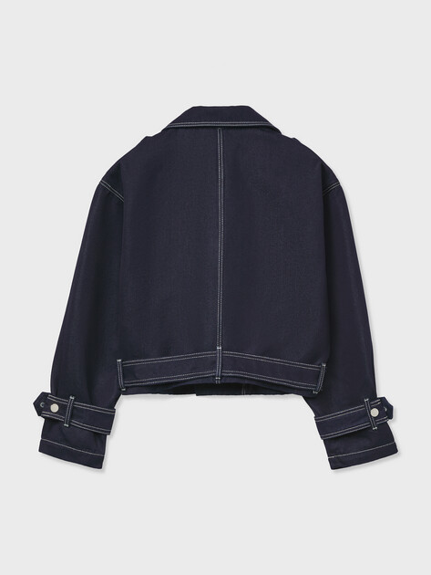 Женская джинсовая куртка GUESS FLORENCE JACKET, Артикул W6RN71D6911, темно-синий | 5183954. Ракурс 8