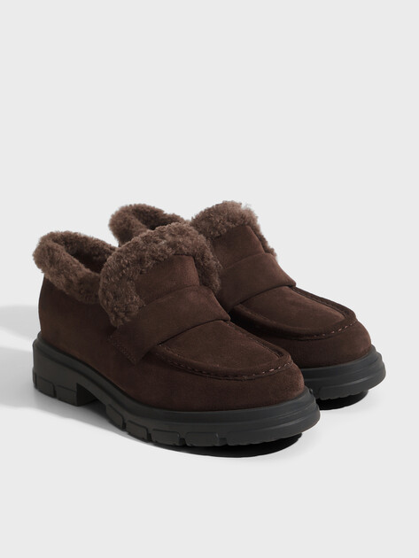 Женские лоферы TENDANCE, Артикул YS-58337A-2, темно-коричневый | 5189087. Ракурс 2