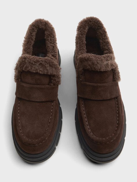 Женские лоферы TENDANCE, Артикул YS-58337A-2, темно-коричневый | 5189087. Ракурс 4