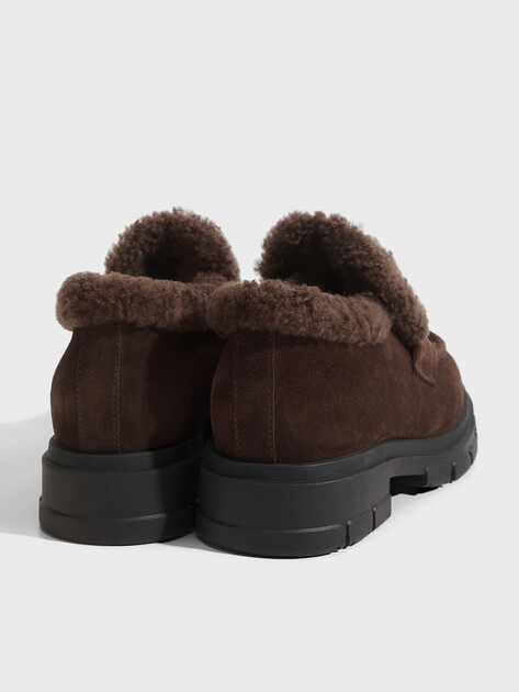 Женские лоферы TENDANCE, Артикул YS-58337A-2, темно-коричневый | 5189087. Ракурс 5