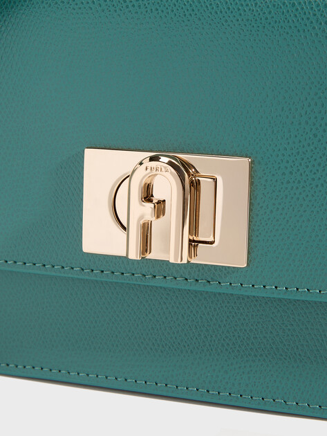 Женская сумка через плечо кросс-боди FURLA, Артикул FURLA 1927 MINI CROSSBODY 20, голубой | 5191870. Ракурс 2
