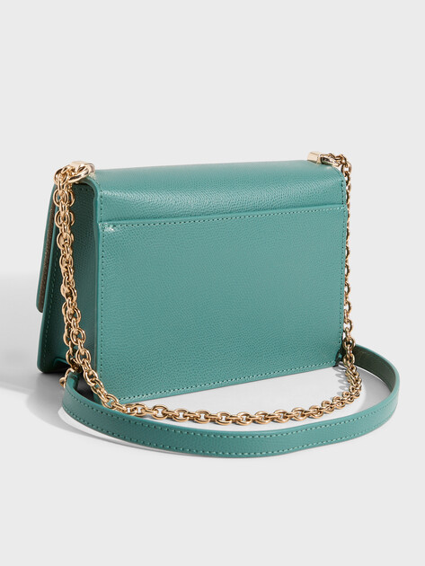 Женская сумка через плечо кросс-боди FURLA, Артикул FURLA 1927 MINI CROSSBODY 20, голубой | 5191870. Ракурс 3