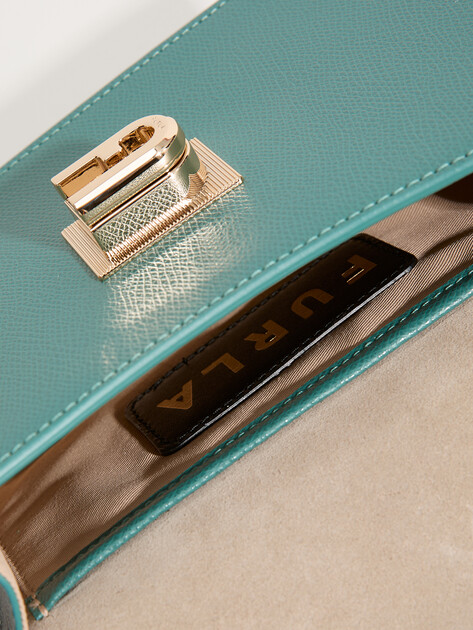 Женская сумка через плечо кросс-боди FURLA, Артикул FURLA 1927 MINI CROSSBODY 20, голубой | 5191870. Ракурс 4
