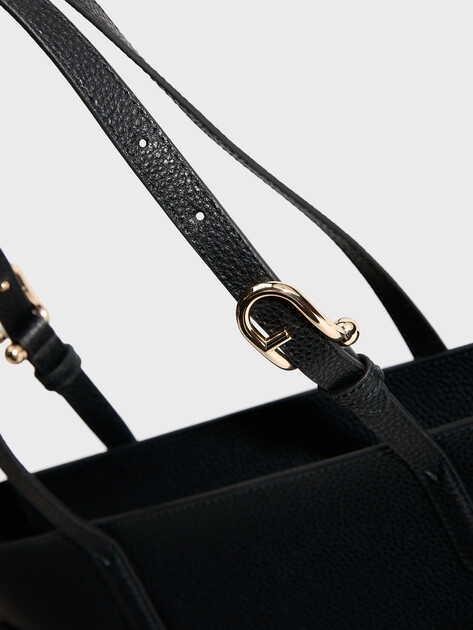 Женский тоут FURLA, Артикул FURLA AVA M TOTE W/ZIP, черный | 5199942. Ракурс 2