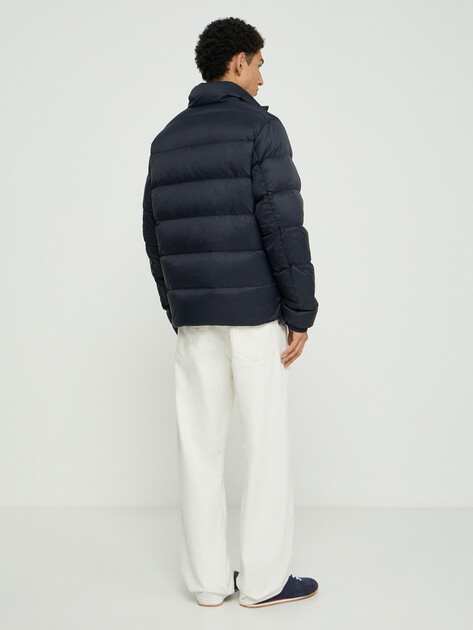 Мужской пуховик ARMANI EXCHANGE DOWN JACKET, Артикул XM001575, темно-синий | 5202800. Ракурс 4