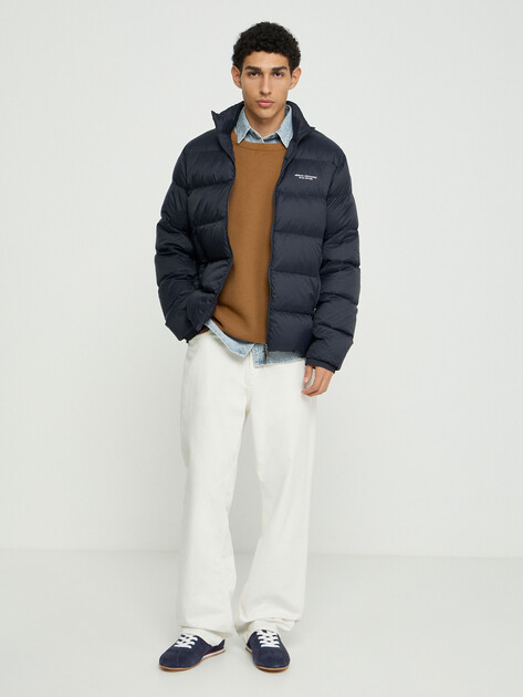 Мужской пуховик ARMANI EXCHANGE DOWN JACKET, Артикул XM001575, темно-синий | 5202800. Ракурс 5
