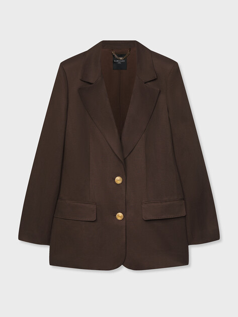 Женский пиджак MARCIANO BY GUESS JANE SINGLE BREAST BLAZER, Артикул G6GN04W1764, коричневый | 5209787. Ракурс 6