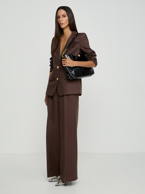 Женский пиджак MARCIANO BY GUESS JANE SINGLE BREAST BLAZER, Артикул G6GN04W1764, коричневый | 5209787. Ракурс 5