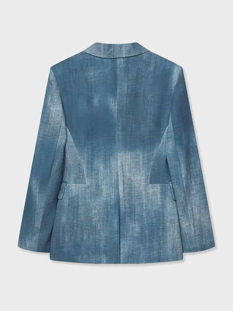 Женский пиджак MARCIANO BY GUESS JEN PRINTED BLAZER, Артикул G6GN16W1917, синий | 5209830. Ракурс 7