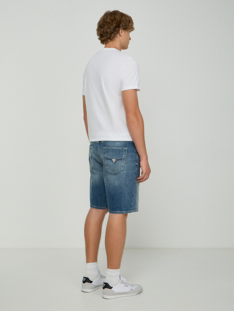 Мужские шорты GUESS RODEO SHORT, Артикул M6GD27D0777, темно-синий | 5210539. Ракурс 3