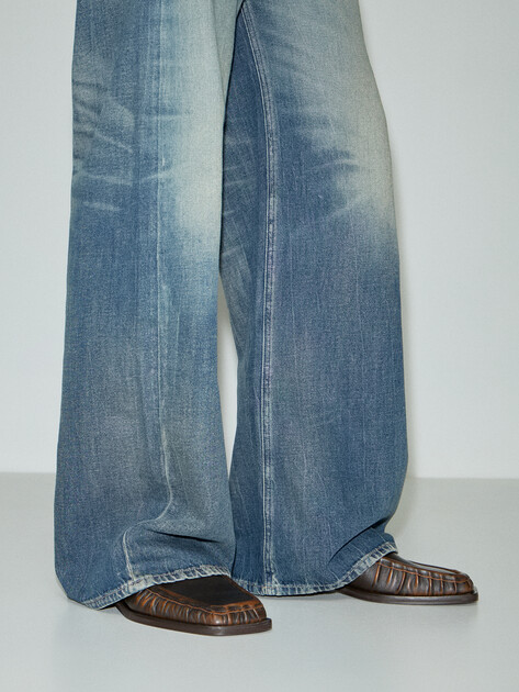 Мужские лоферы DIESEL D-AMBER LOAFER, Артикул Y04002, темно-коричневый | 5212488. Ракурс 7