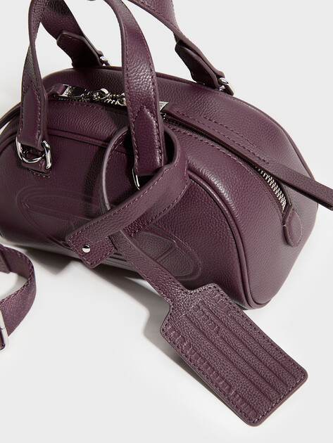 Женская сумка  DIESEL 1DR DOME CROSSBODY, Артикул X10783, темно-фиолетовый | 5212691. Ракурс 2