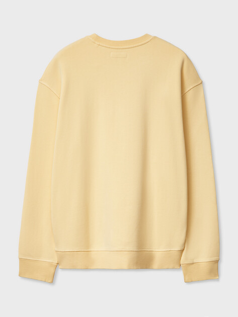 Мужской свитшот GUESS JEANS GJ LS CN REG SWEAT, Артикул M6GQA6KCPR1, желтый | 5212769. Ракурс 7