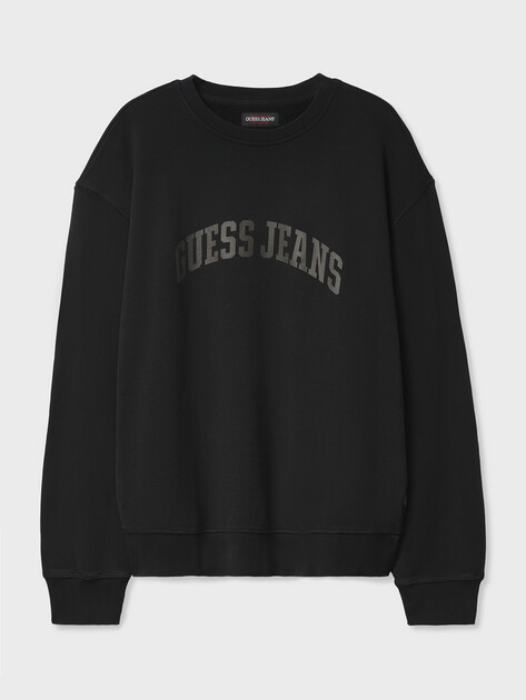 Мужской свитшот GUESS JEANS GJ LS CN REG SWEAT, Артикул M6GQA6KCPR1, черный | 5212780. Ракурс 5