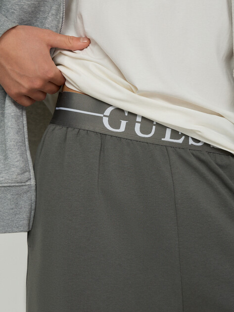 Мужские шорты GUESS BRIAN SHORT PANT, Артикул U6GD00KC241, зеленовато-серый | 5213553. Ракурс 4