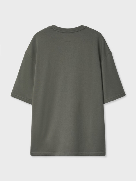 Мужская футболка GUESS BRIAN SINGLE TEE SS CN, Артикул U6GI00KC241, зеленовато-серый | 5213565. Ракурс 7