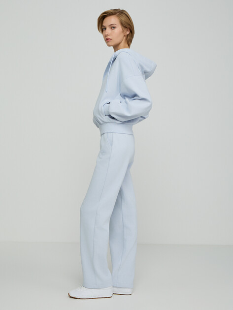Женские прямые брюки  GUESS HABI STRAIGHT LEG PANTS, Артикул V6GB12K3161, лавандовый | 5213659. Ракурс 2