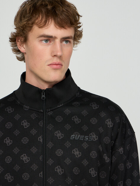 Мужская толстовка GUESS OVIDIO FULL ZIP SWEATSHIRT, Артикул Z6GQ07K2849, черный | 5213704. Ракурс 4 Мужская толстовка GUESS OVIDIO FULL ZIP SWEATSHIRT, Артикул Z6GQ07K2849, черный | 5213704. Ракурс 4