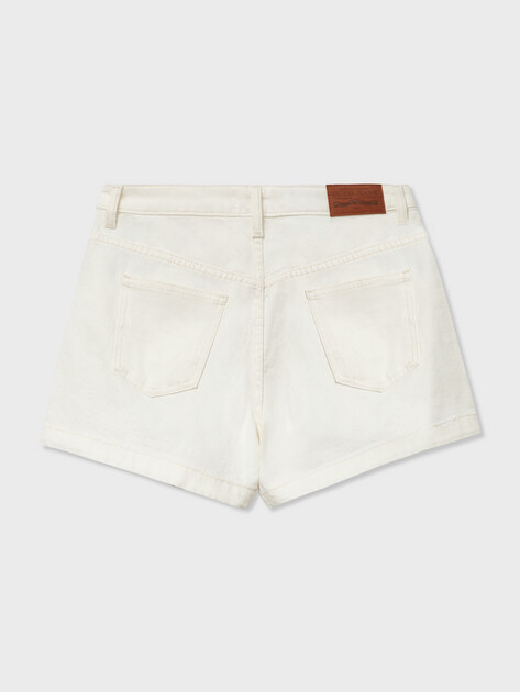 Женские шорты GUESS JEANS GJ HIGHWAIST MOM SHORT, Артикул W5GD0SD5M62, белый | 5214275. Ракурс 7