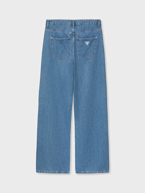 Женские широкие джинсы  GUESS WIDE LEG, Артикул W6GA1AD0696, синий | 5214374. Ракурс 8