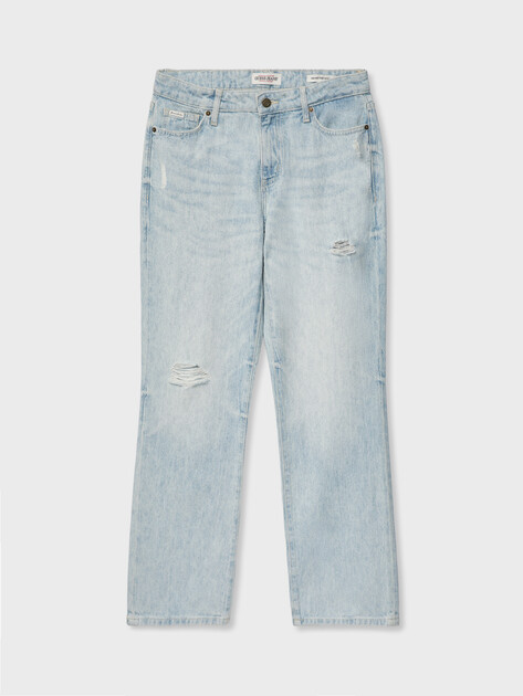 Женские прямые джинсы GUESS JEANS GJ G08 MID RISE STRAIGHT, Артикул W6GA98D6533, голубой | 5214590. Ракурс 6 Женские прямые джинсы GUESS JEANS GJ G08 MID RISE STRAIGHT, Артикул W6GA98D6533, голубой | 5214590. Ракурс 6