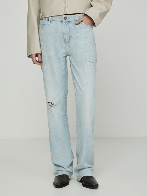 Женские прямые джинсы GUESS JEANS GJ G08 MID RISE STRAIGHT, Артикул W6GA98D6533, голубой | 5214590. Ракурс 5 Женские прямые джинсы GUESS JEANS GJ G08 MID RISE STRAIGHT, Артикул W6GA98D6533, голубой | 5214590. Ракурс 5
