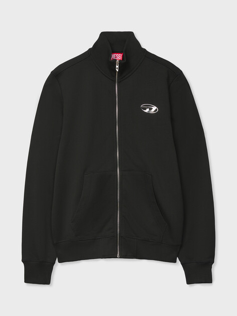Женская толстовка DIESEL S-GINN-ZIP-IOD, Артикул A21873, черный | 5215267. Ракурс 5