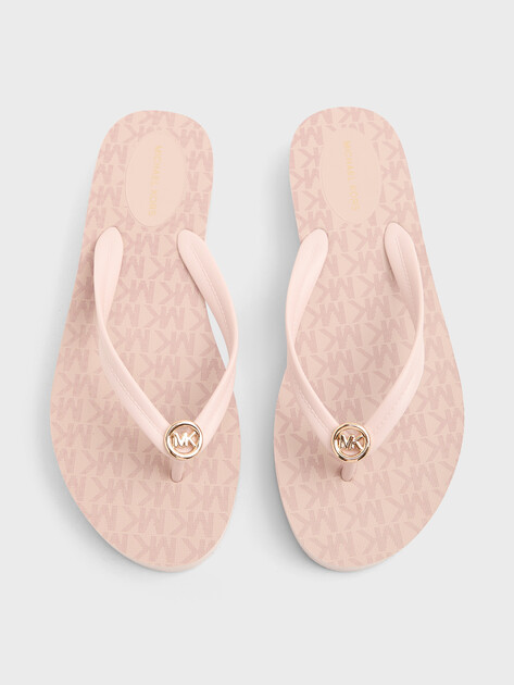 Женские вьетнамки MICHAEL KORS POSIE FLIP FLOP, Артикул 40S6PSFA2Q(K), светло-розовый | 5225597. Ракурс 4