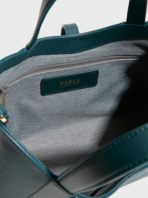 Женский тоут FURLA, Артикул FURLA GOCCIA S TOTE, темно-зеленый | 5234475. Ракурс 4 Женский тоут FURLA, Артикул FURLA GOCCIA S TOTE, темно-зеленый | 5234475. Ракурс 4