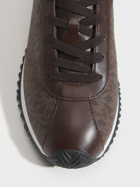Женские кроссовки MICHAEL KORS RHODES TRAINER, Артикул 43T5RHFS3L(K), темно-коричневый | 5237442. Ракурс 3