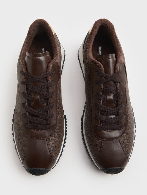 Женские кроссовки MICHAEL KORS RHODES TRAINER, Артикул 43T5RHFS3L(K), темно-коричневый | 5237442. Ракурс 4