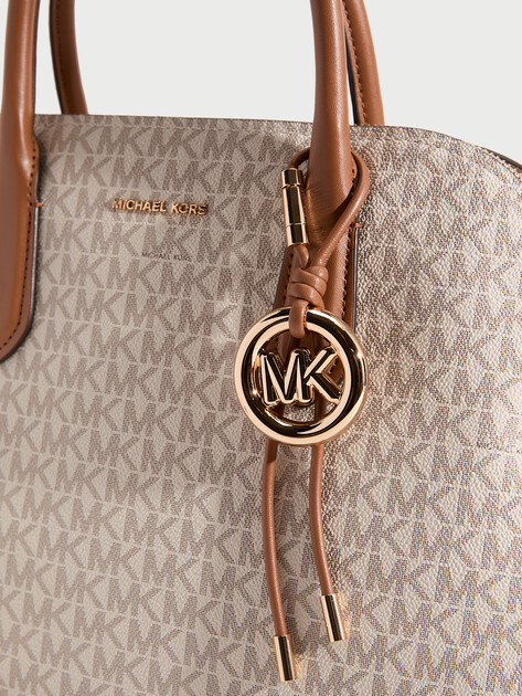 Женская сумка  MICHAEL KORS LG DOME CHN STCHL, Артикул 30T6GX4S7B(K), светло-бежевый | 5238589. Ракурс 2