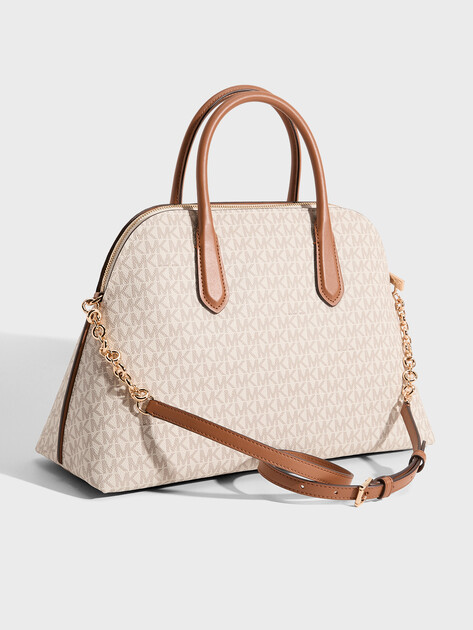 Женская сумка  MICHAEL KORS LG DOME CHN STCHL, Артикул 30T6GX4S7B(K), светло-бежевый | 5238589. Ракурс 3