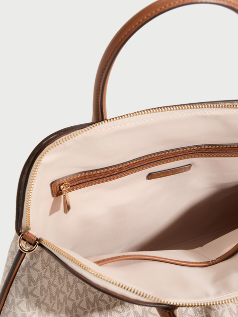 Женская сумка  MICHAEL KORS LG DOME CHN STCHL, Артикул 30T6GX4S7B(K), светло-бежевый | 5238589. Ракурс 4