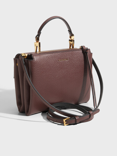 Женская сумка  COCCINELLE HANDBAG GRAINED LEATHER, Артикул E1 MD5 55 B7 01, каштановый | 5238937. Ракурс 3