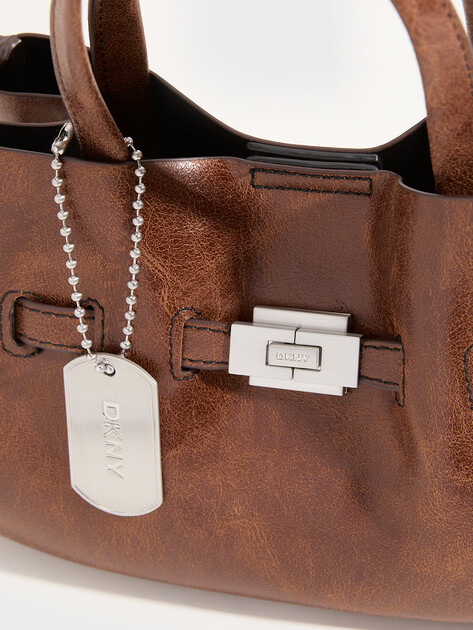 Женская сумка  DKNY BRYAR SM SATCHEL, Артикул R62DZK44(K), коричневый | 5239151. Ракурс 2