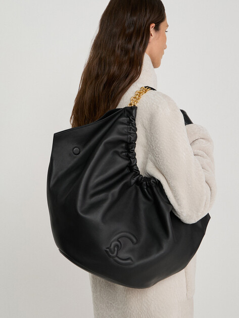 Женская сумка  COCCINELLE HANDBAG SMOOTH LEATHER, Артикул E1 U5F 11 01 01, черный | 5242992. Ракурс 5