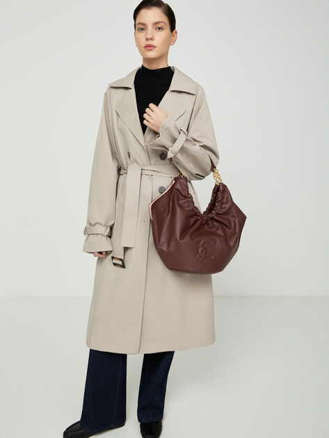 Женская сумка  COCCINELLE HANDBAG SMOOTH LEATHER, Артикул E1 U5F 11 02 01, розовато-коричневый | 5242994. Ракурс 5